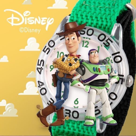 Disney Kids Toy Story Woody/Buzz Time Teacher Watch - Picture 3 of 3